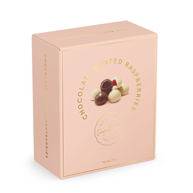 Chocolate Raspberries Gift Box 130g