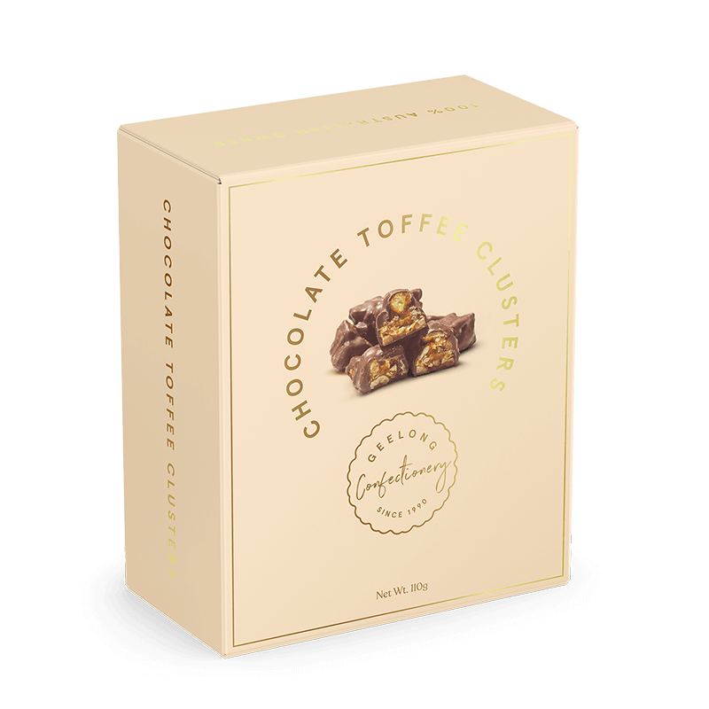 Chocolate Toffee Clusters Gift Box 110g