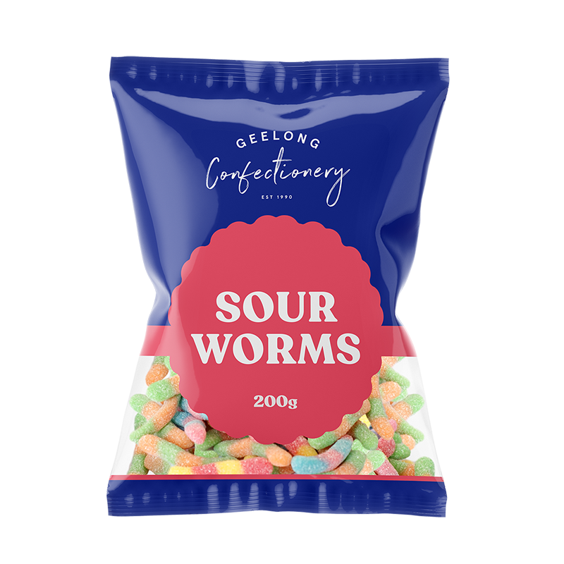 Sour Worms 200g