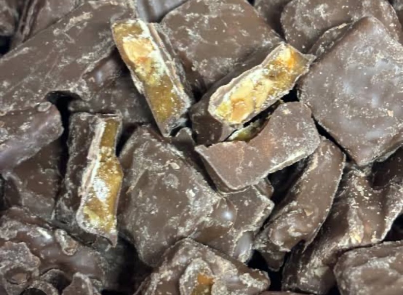 Chocolate Peanut Brittle