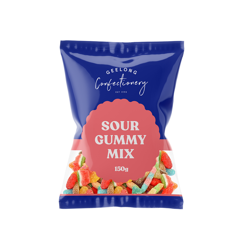 Sour Gummy Mix 150g x 12