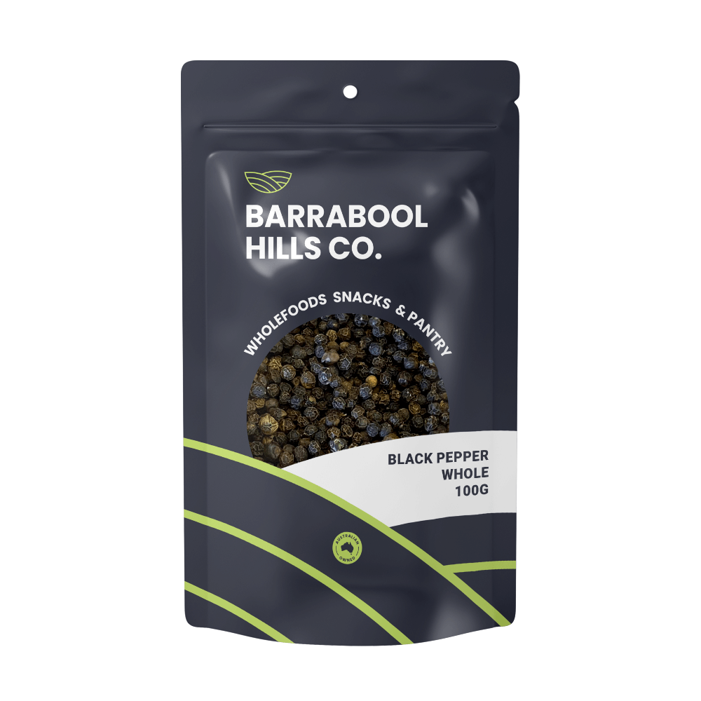 Whole Black Pepper 100g x 12