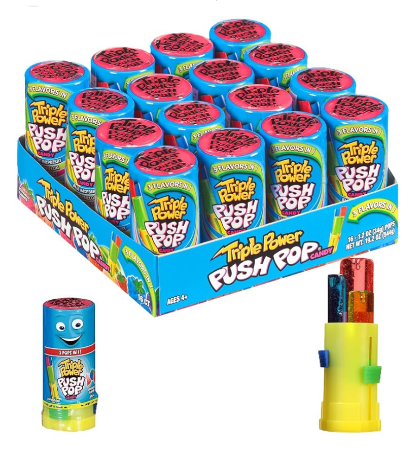 Myriad Triple Tower Push Pop 34g x 16