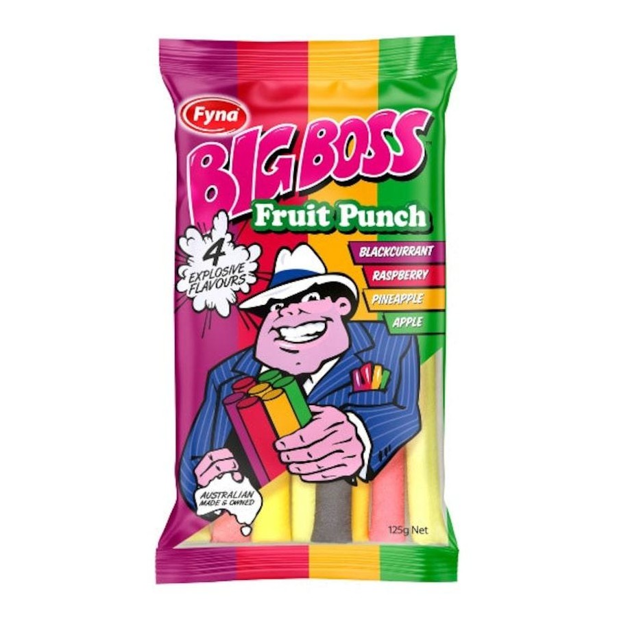 2 Big Boss Fruit Stix 125g x 12