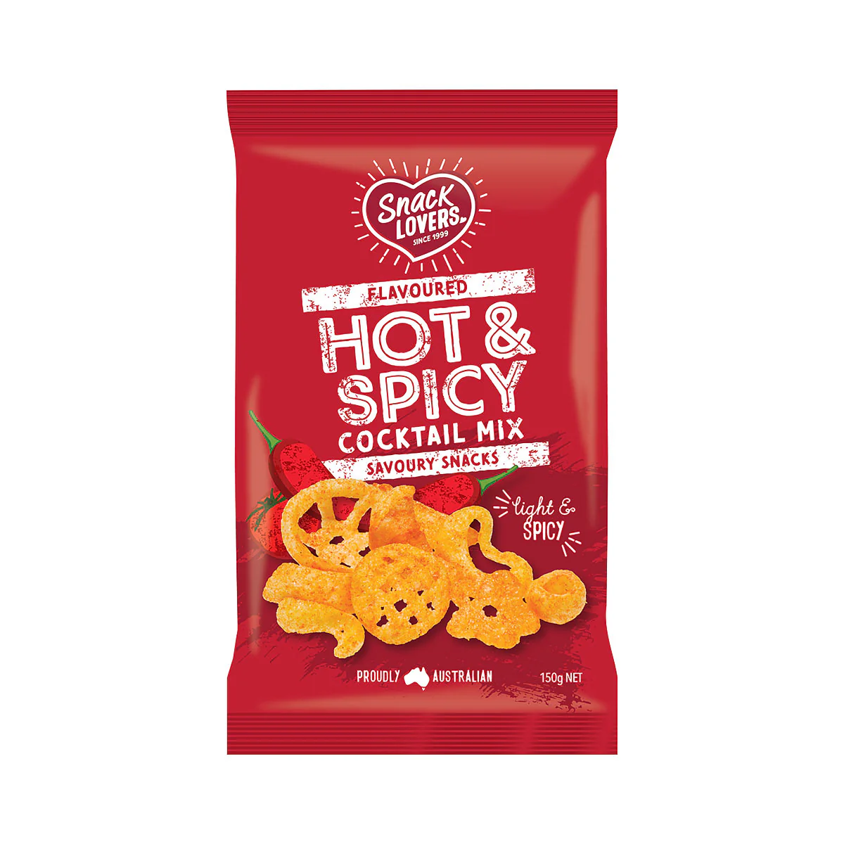 Snacklovers Cocktail Hot n Spciy 150g x 10