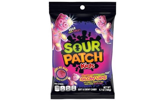 5 Sour Patch Glowuos 87g x 12